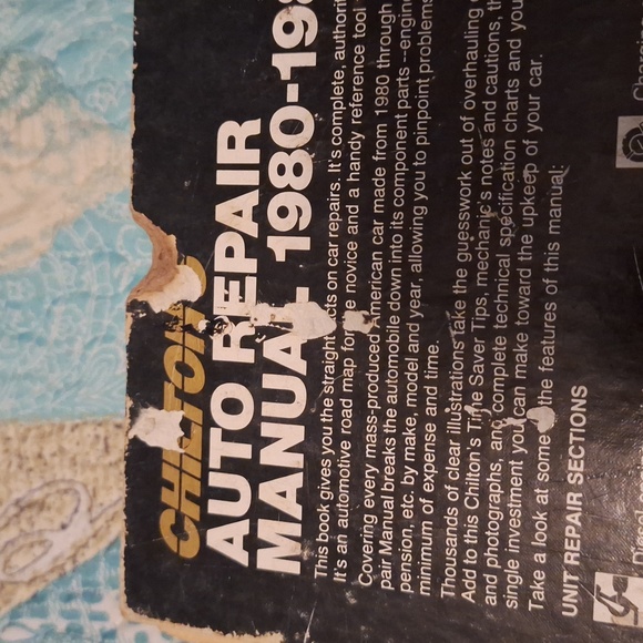 Chilton's auto repair manual 1980-1987 collector's edition - Picture 5 of 7